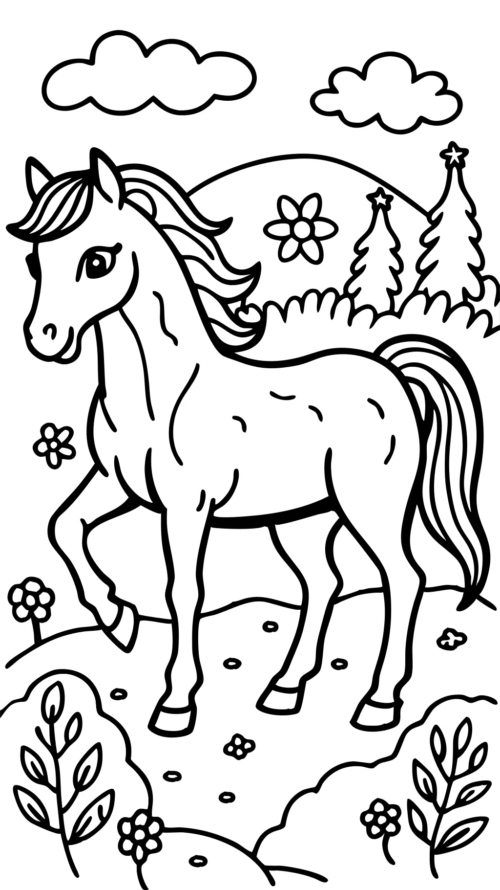 coloriages chevaux gratuits